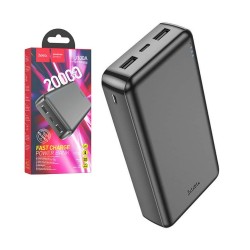 Power Bank Hoco J100A High Ranking (2USB/Tipo-C) 22,5W 20000mAh Preto Power Bank Hoco J100A High Ranking (2USB/Tipo-C) 22,5W 20000mAh Preto